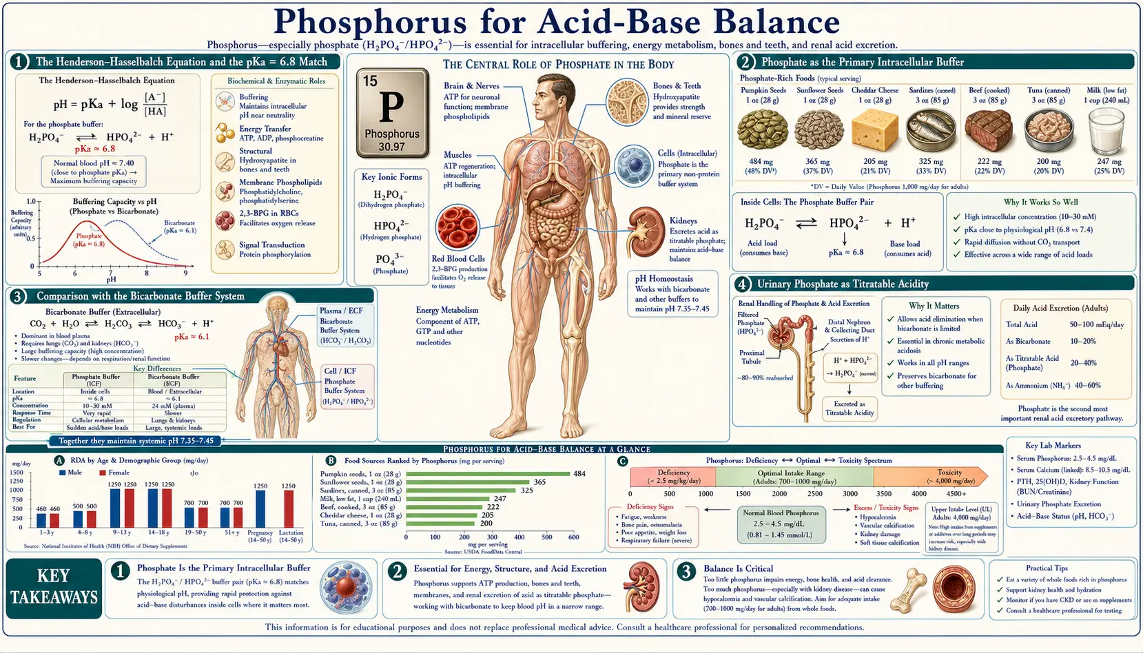 Acid Base Balance — scientific infographic poster