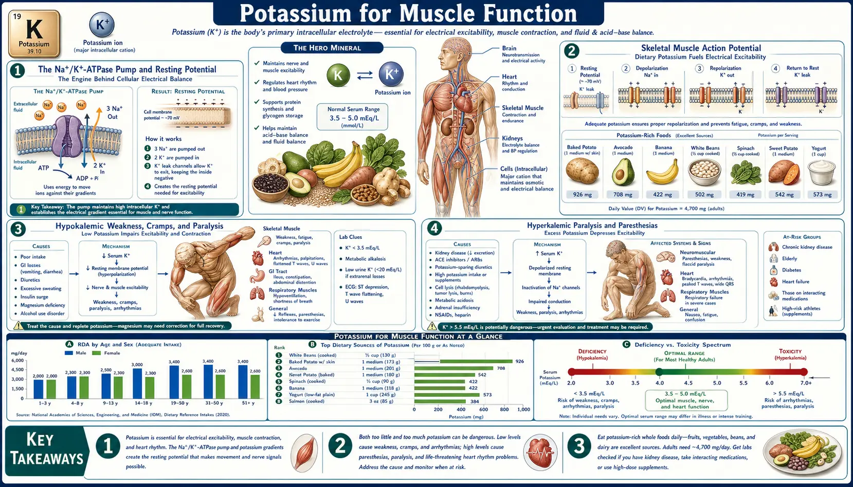 Muscle Function — scientific infographic poster