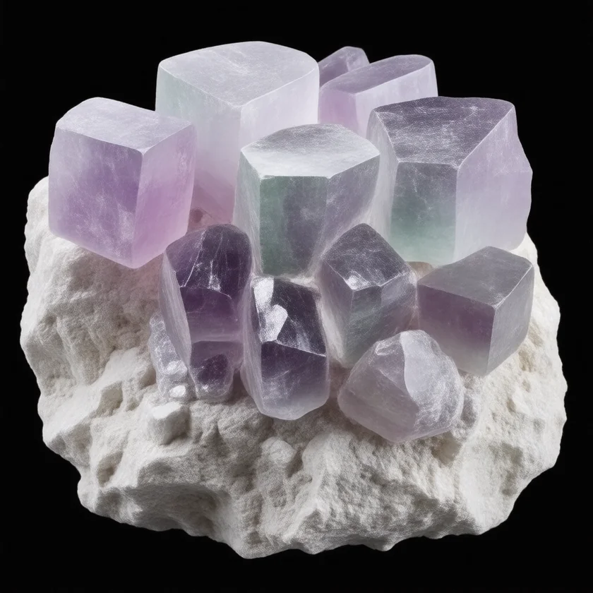 Fluorite, a natural mineral source of fluoride