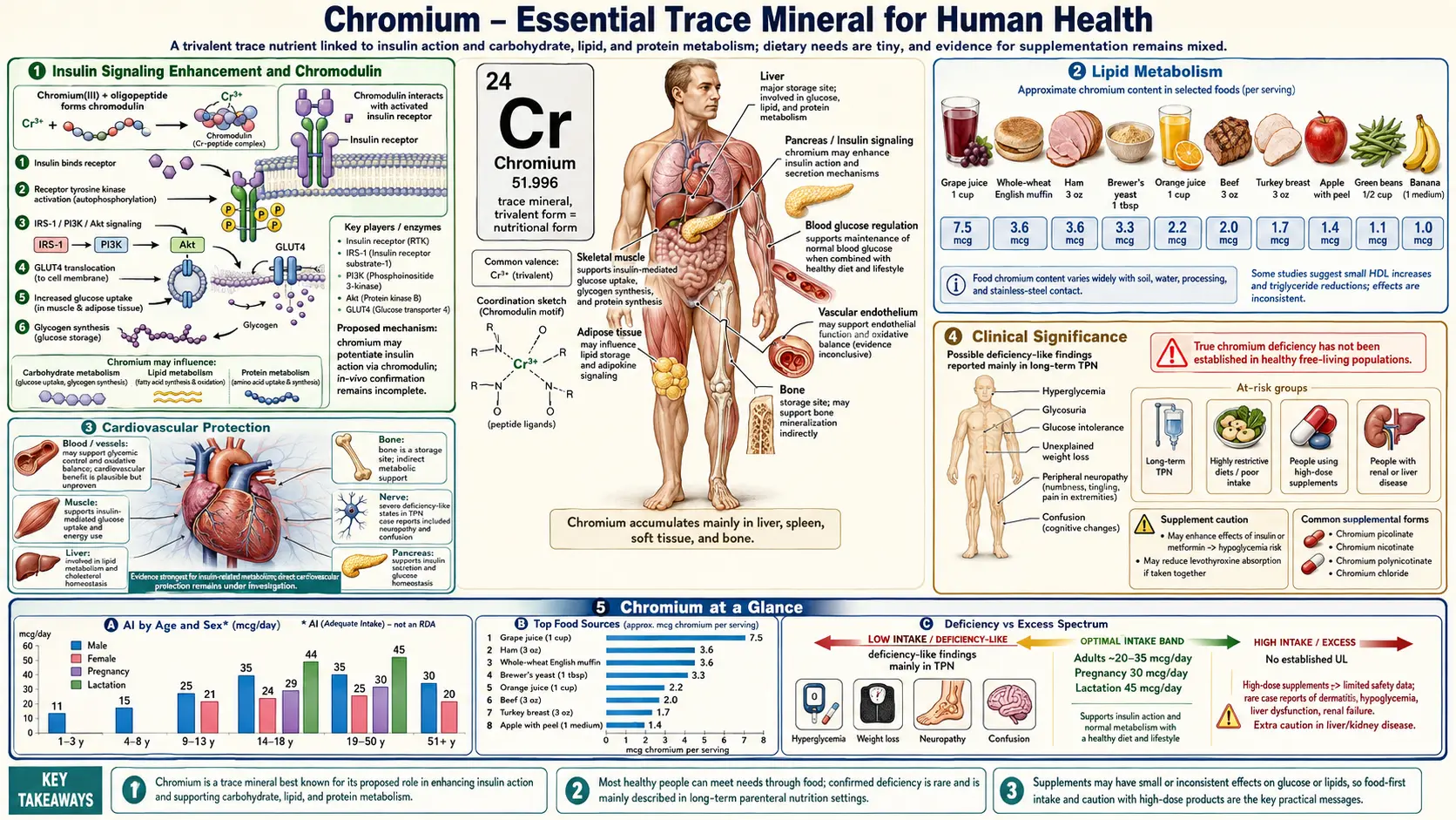 Chromium — scientific infographic poster