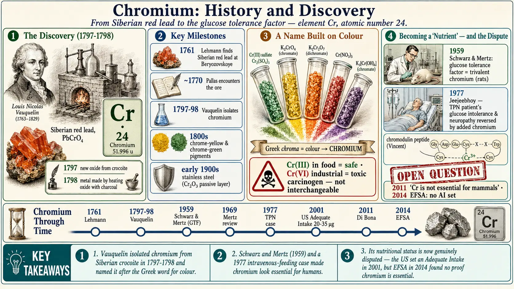 History — scientific infographic poster