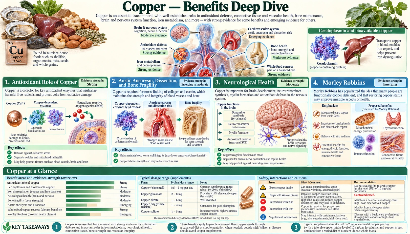 Benefits — scientific infographic poster