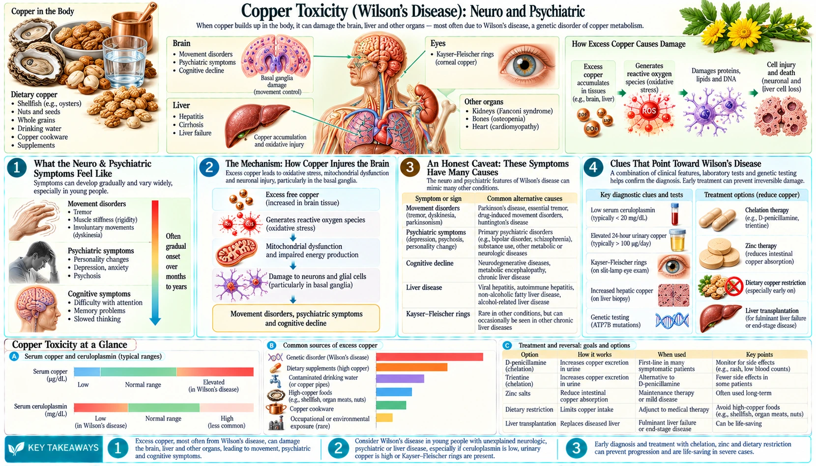 Neurological and Psychiatric — scientific infographic poster