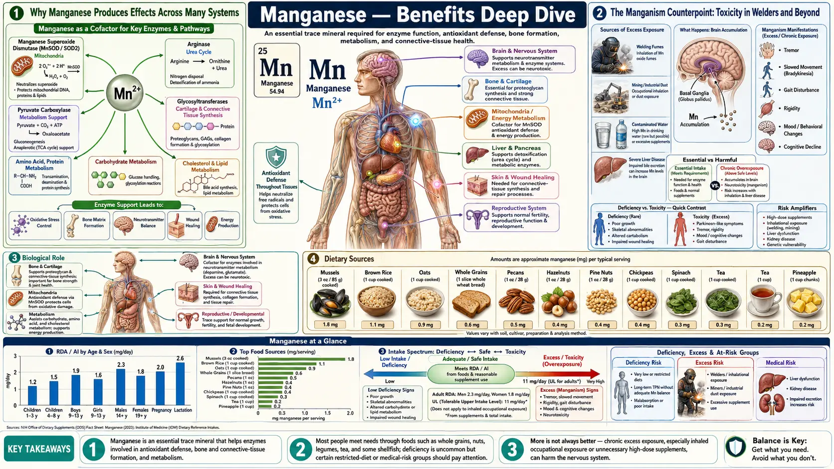 Benefits — scientific infographic poster