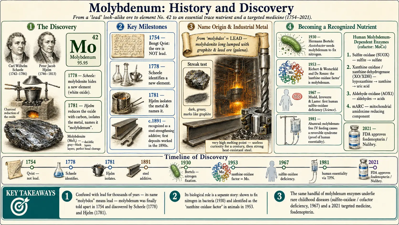 History — scientific infographic poster
