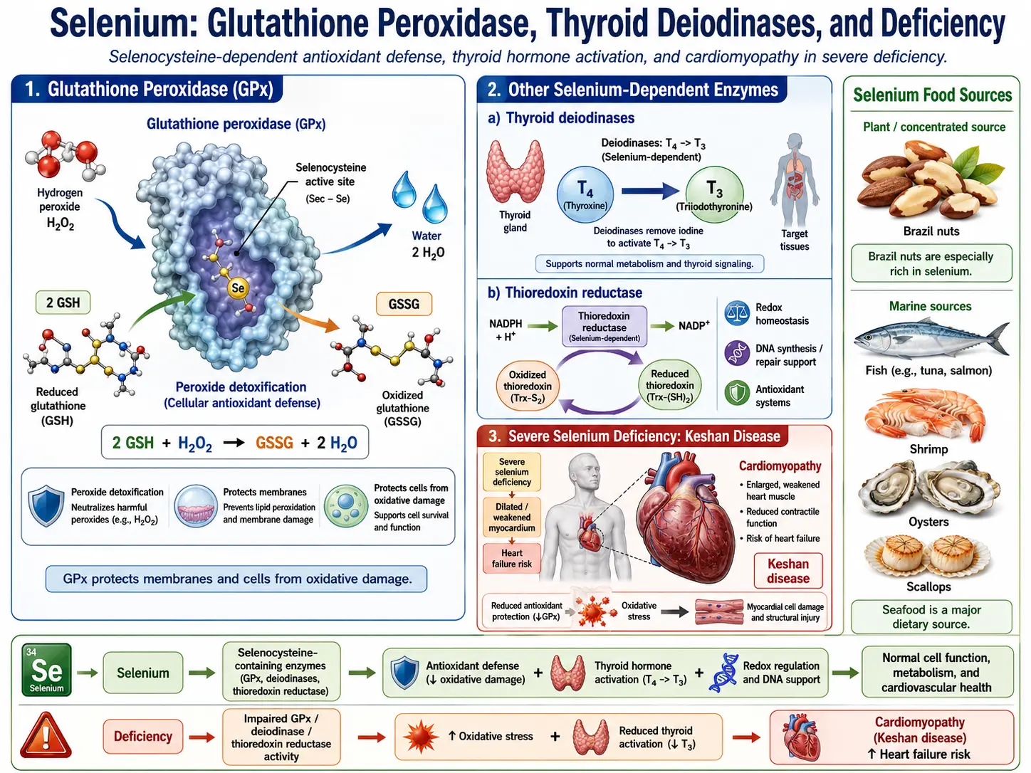 Selenium glutathione peroxidase