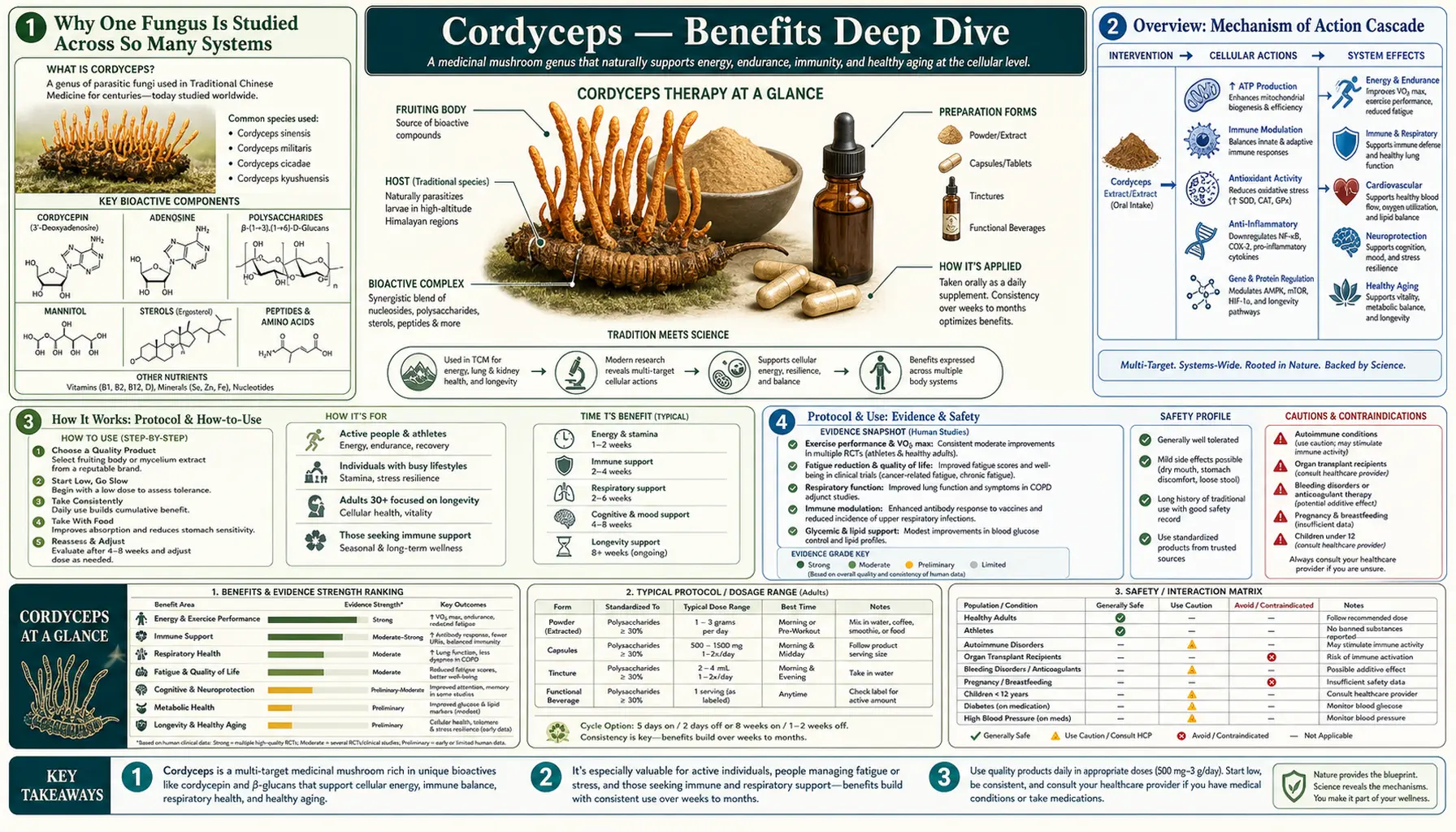 Benefits — scientific infographic poster