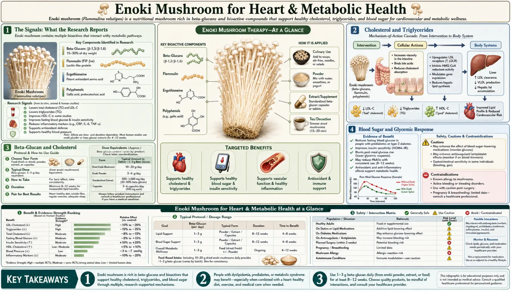 Heart and Metabolic Health — scientific infographic poster