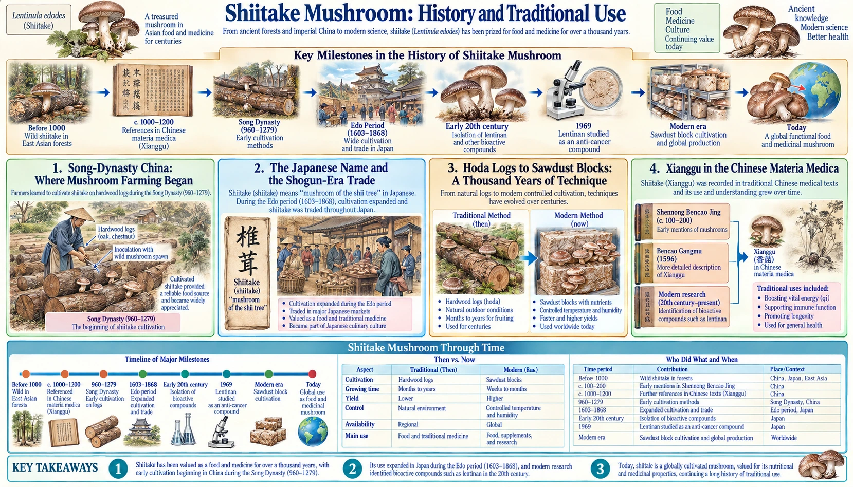 History — scientific infographic poster