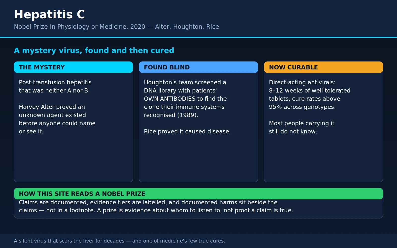 Alter Houghton Rice — scientific infographic poster