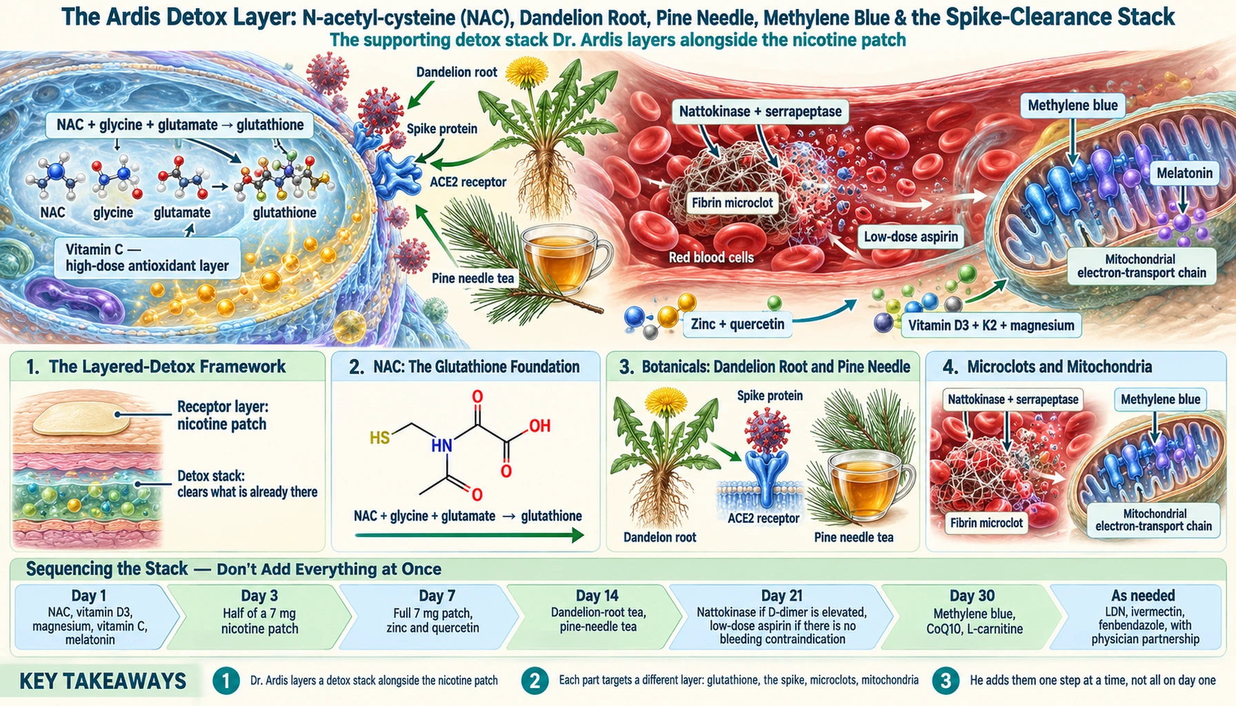 Detox and Recovery — scientific infographic poster