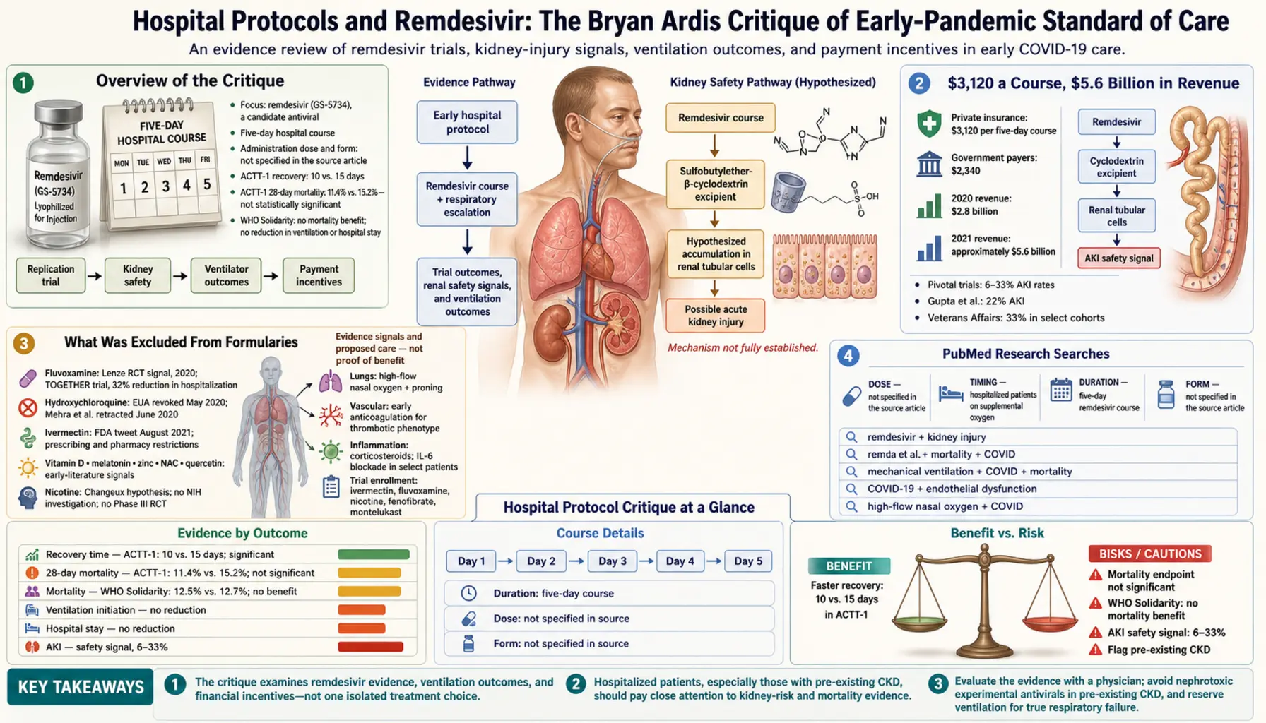 Hospital Protocol Critique — scientific infographic poster