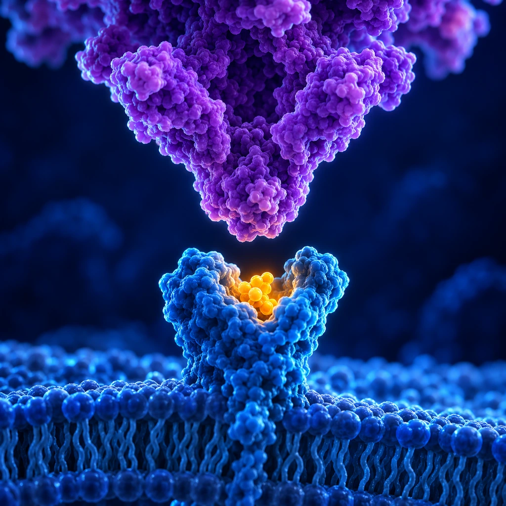 Spike protein held short of a receptor already occupied by nicotine