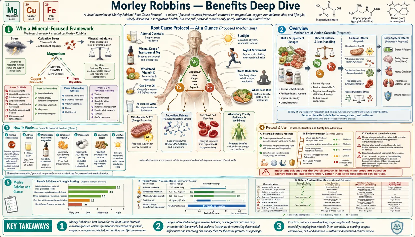 Benefits — scientific infographic poster