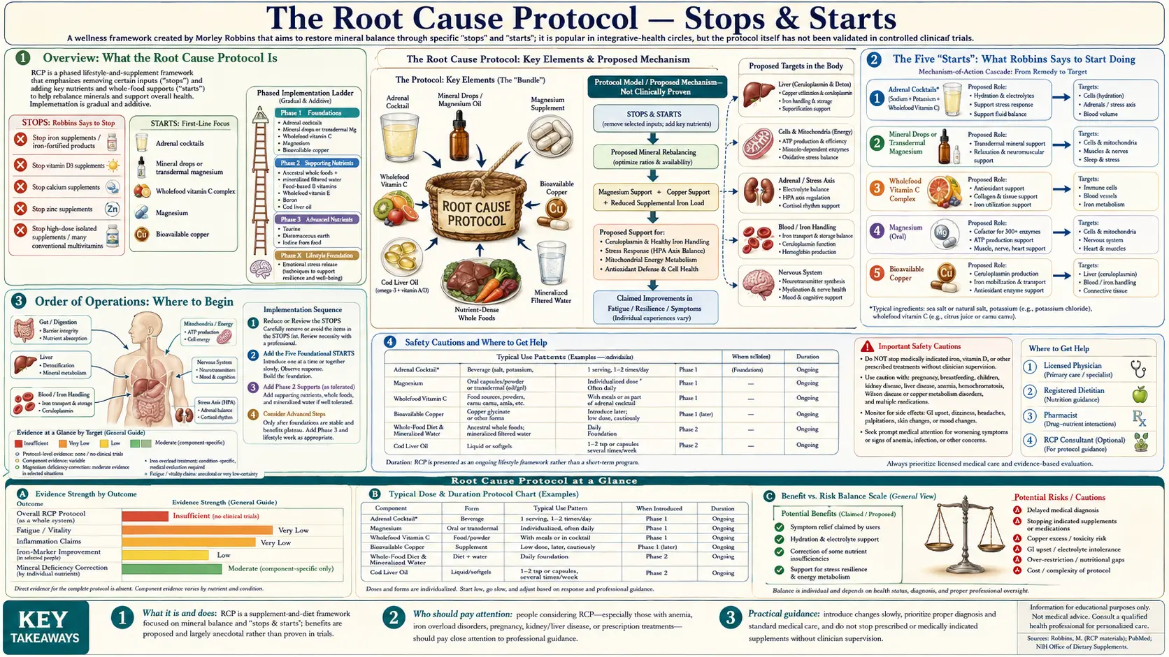 Root Cause Protocol — scientific infographic poster