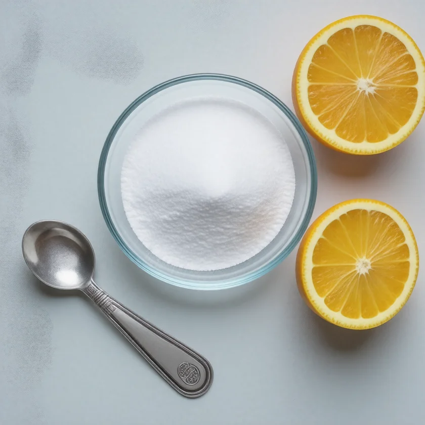 Pure ascorbic acid powder