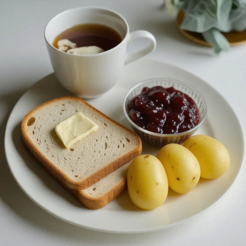 White bread, margarine, sweet tea and jam: the poor English diet