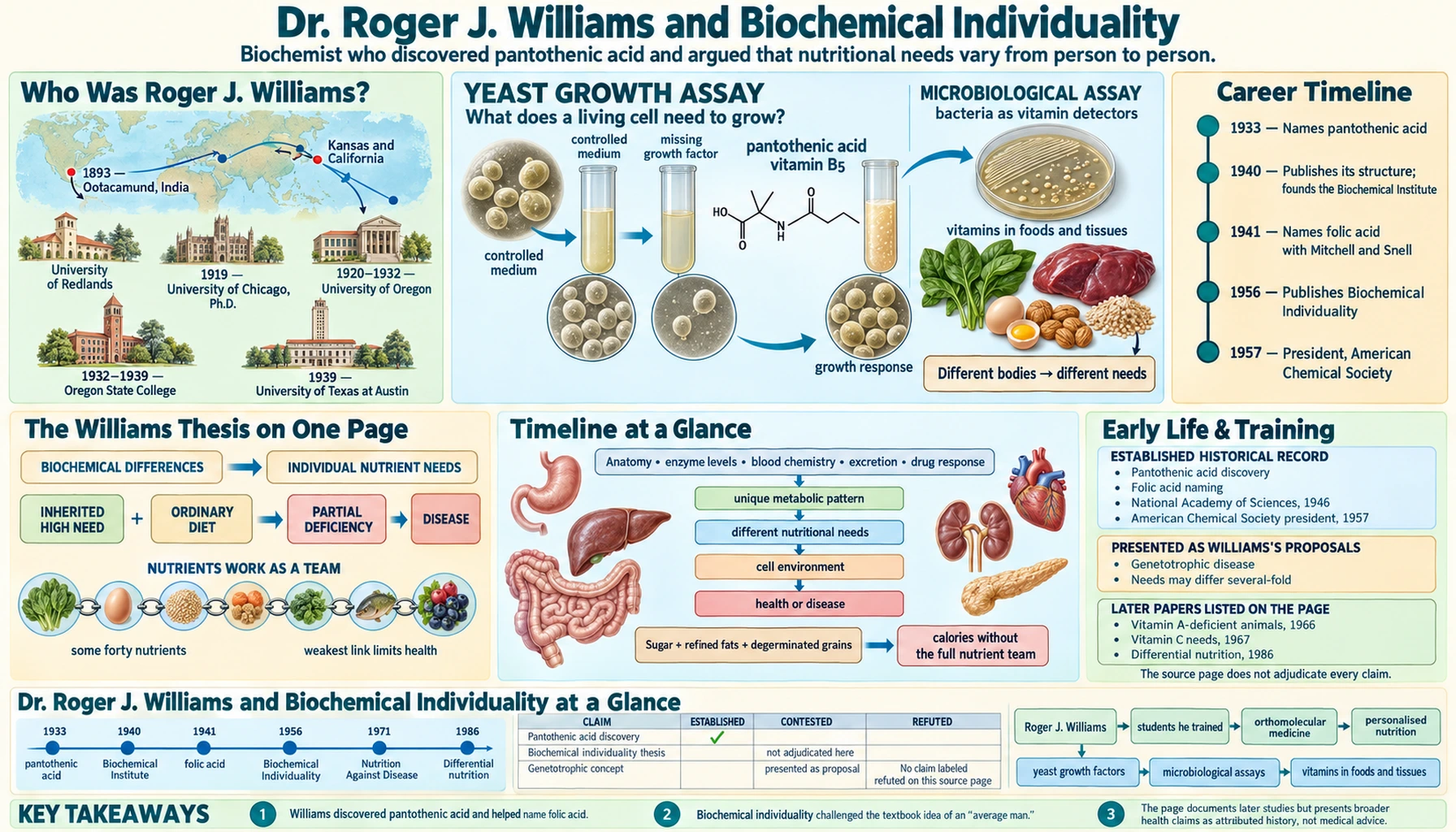 Roger Williams — scientific infographic poster