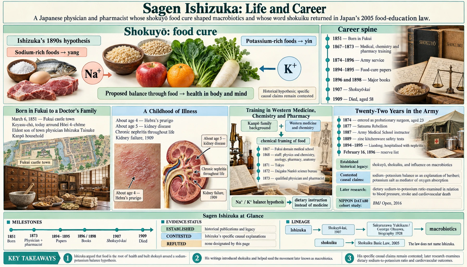 Life and Career — scientific infographic poster