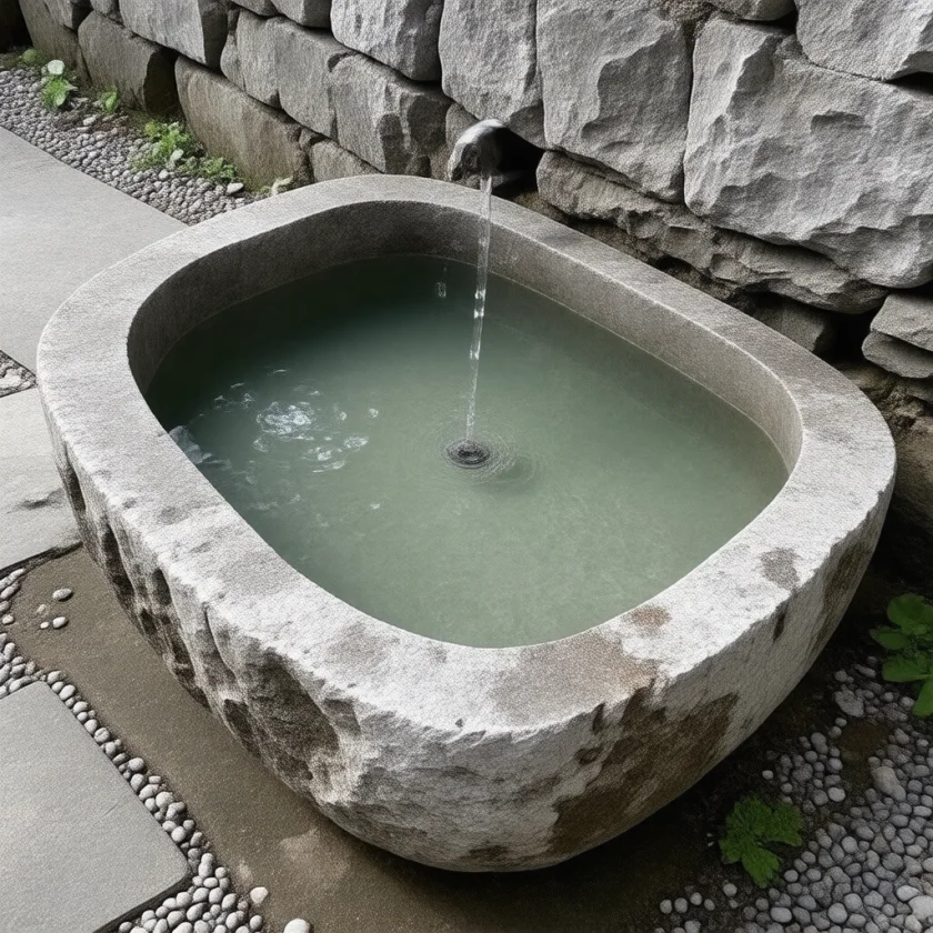 A cold-water arm-bath basin of the Kneipp tradition