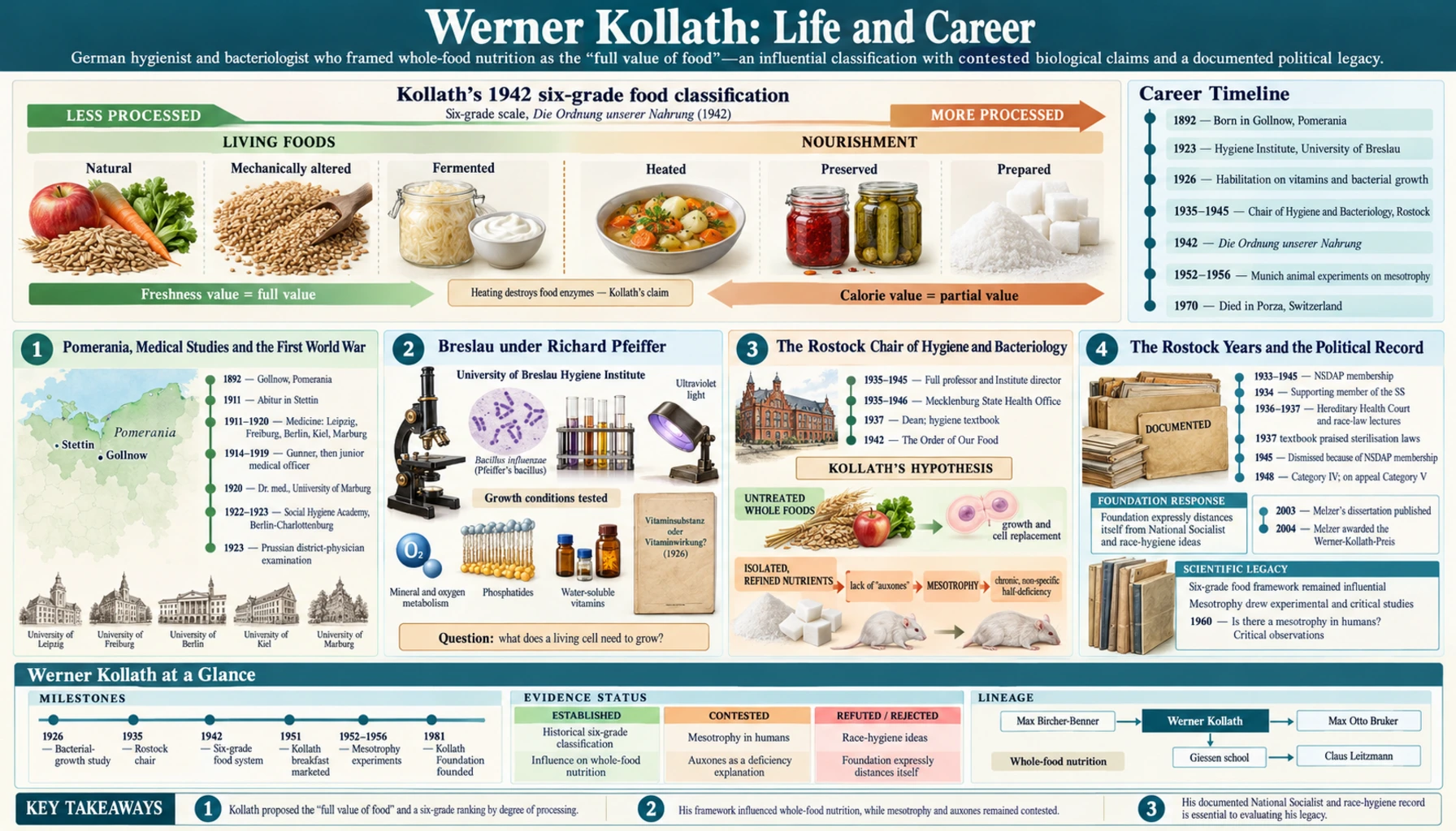 Life and Career — scientific infographic poster