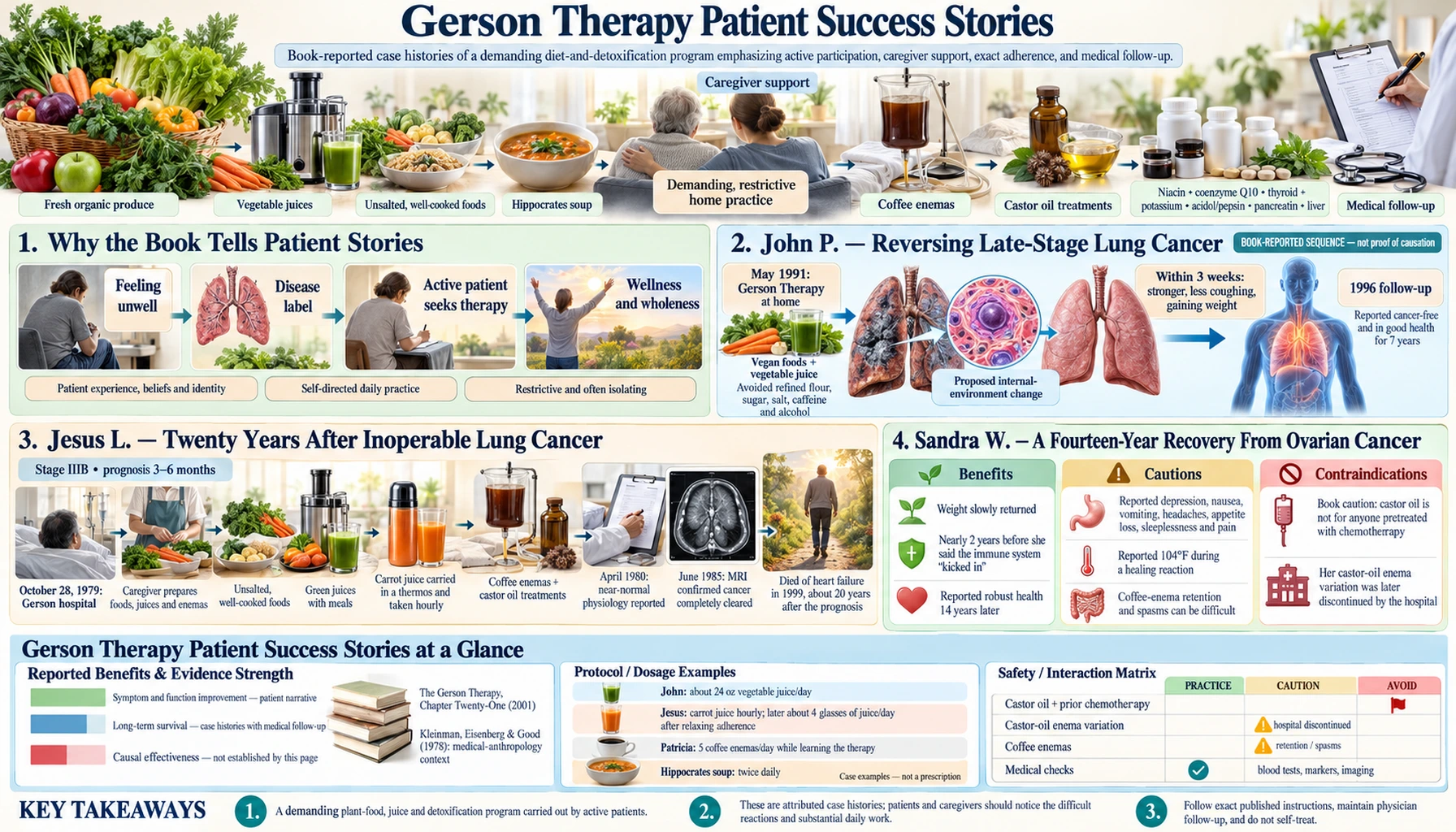 Patient Success Stories — scientific infographic poster