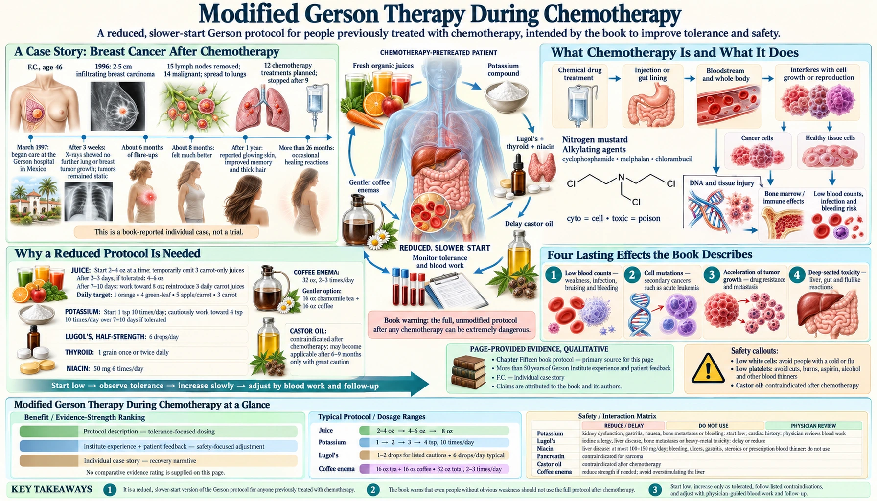 Therapy During Chemotherapy — scientific infographic poster