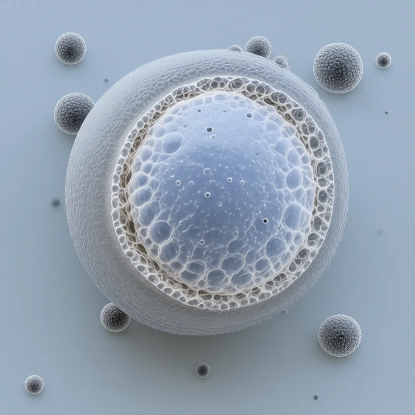 Acanthamoeba — developing stage