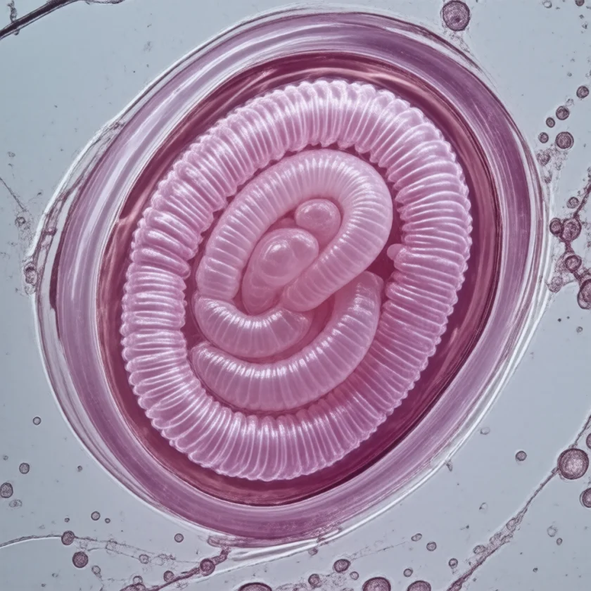 Angiostrongylus cantonensis — developing stage