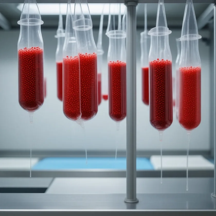 Donor red cells ready for exchange transfusion