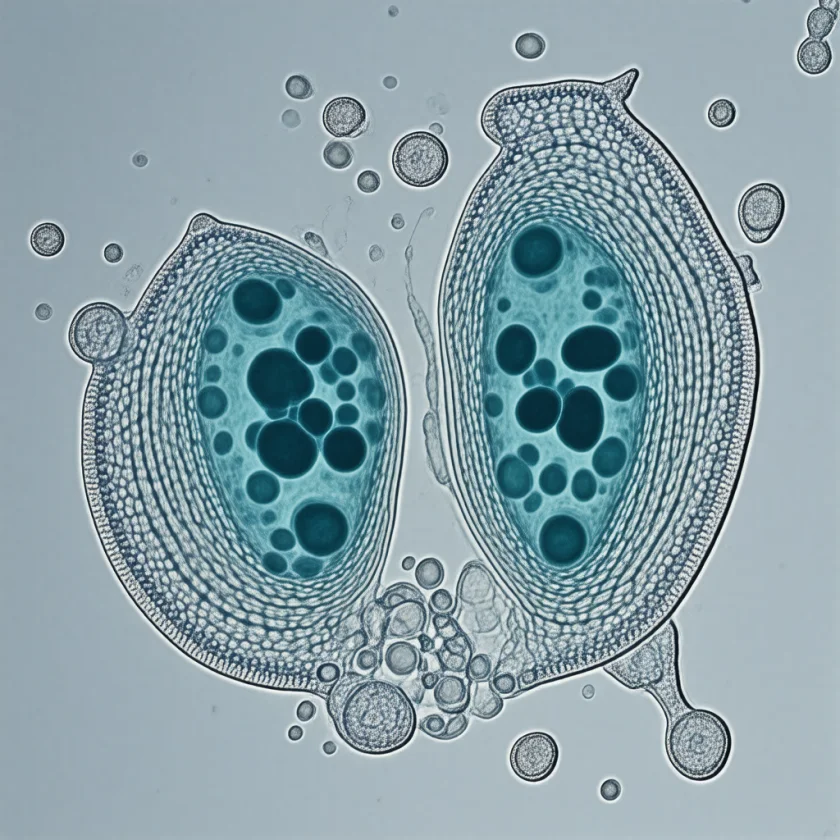 Dientamoeba fragilis — developing stage