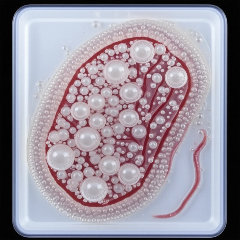 Taenia tapeworm — developing stage