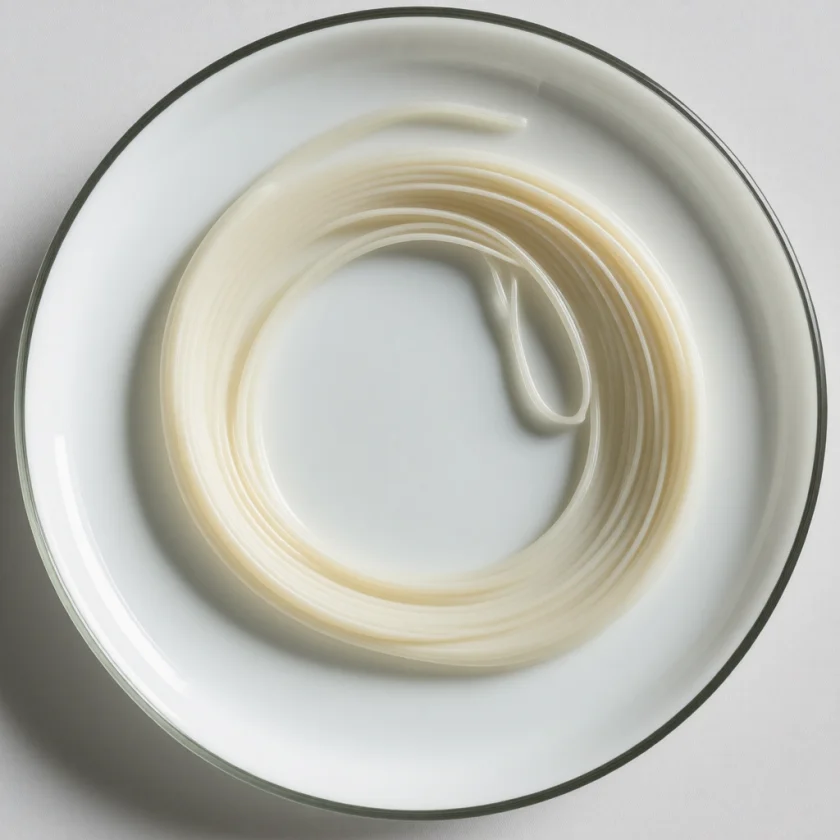 A whole tapeworm passed after treatment