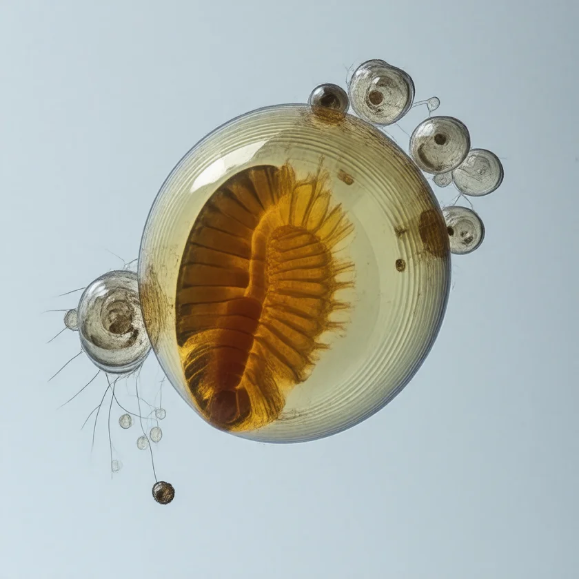 Trichuris trichiura — developing stage