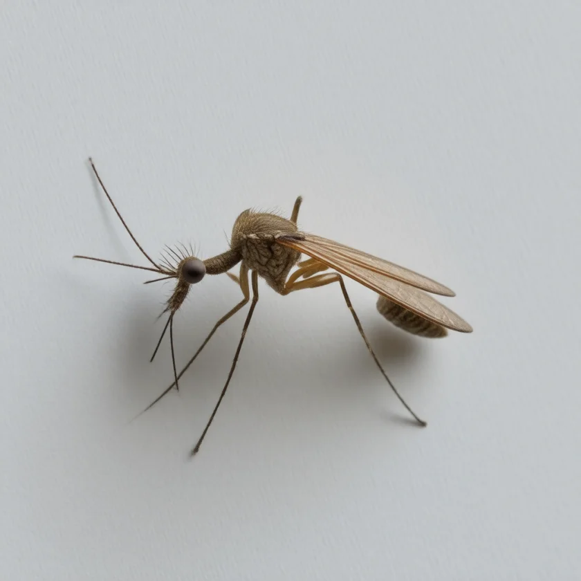 An Anopheles mosquito, carrier of malaria