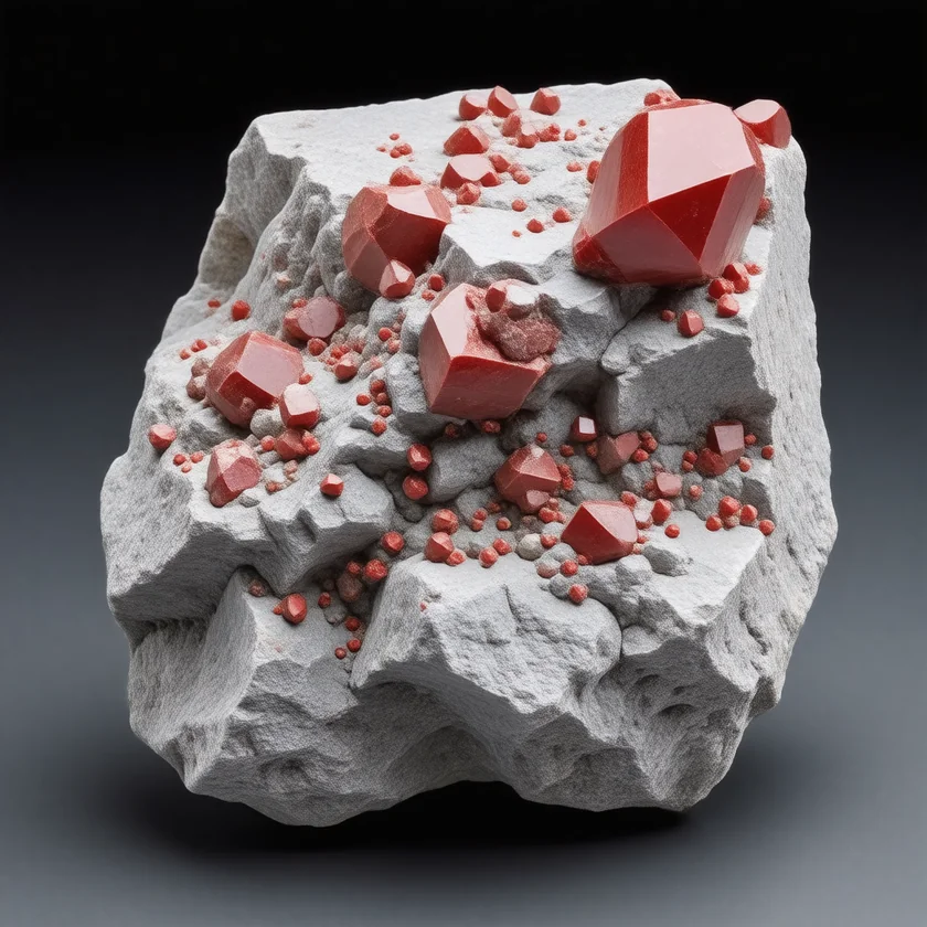 Cinnabar, one of the minerals in Book 5