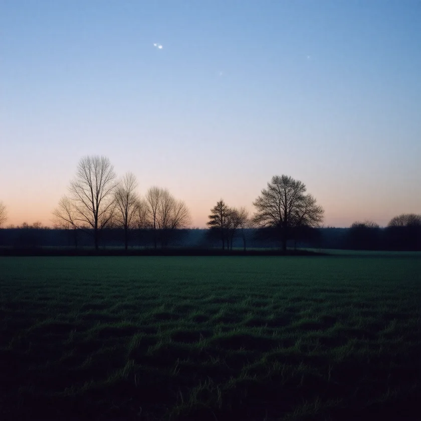 Twilight, when the body begins releasing melatonin
