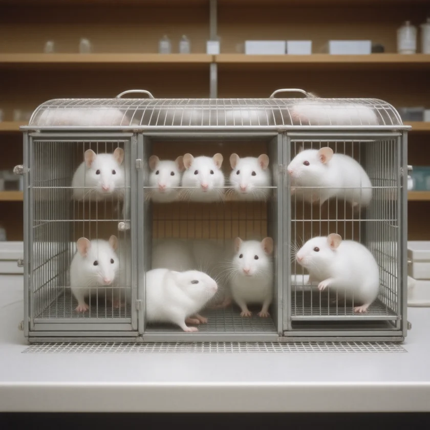Laboratory rats of the kind used in his behaviour studies