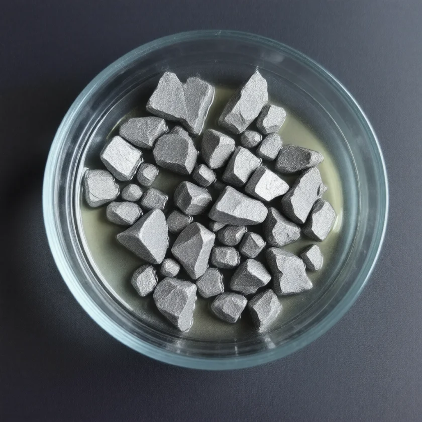 Lithium metal, element number three