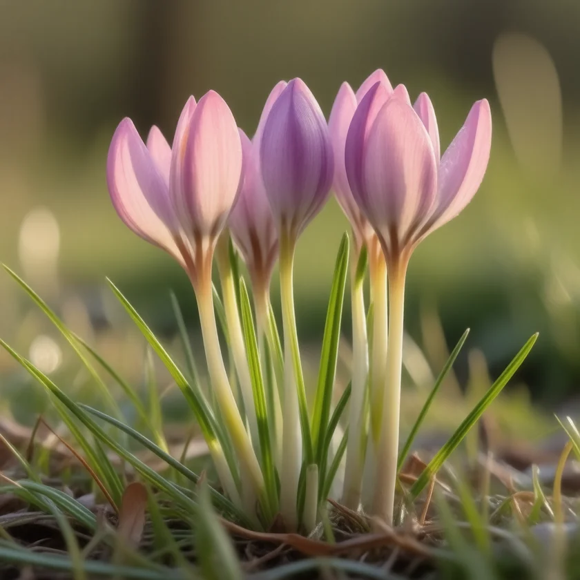 Autumn crocus, source of colchicine
