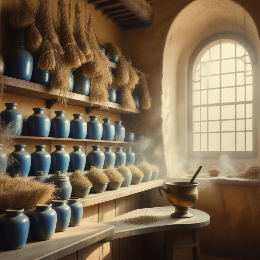 A pharmacy room of the kind Avicenna knew