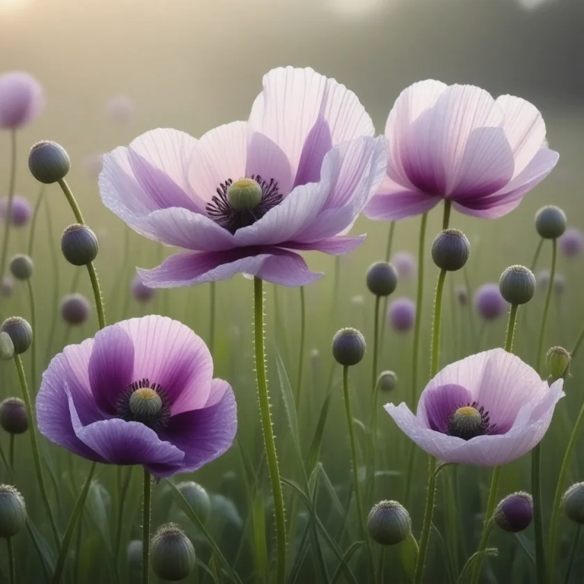 Opium poppies, subject of the Canon's opium entry