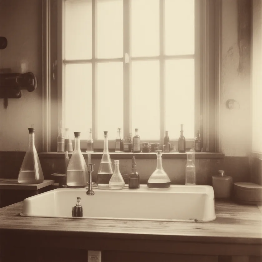 A hospital kitchen laboratory of the 1940s