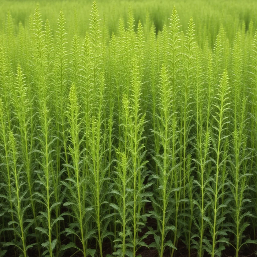 Sweet wormwood, source of artemisinin