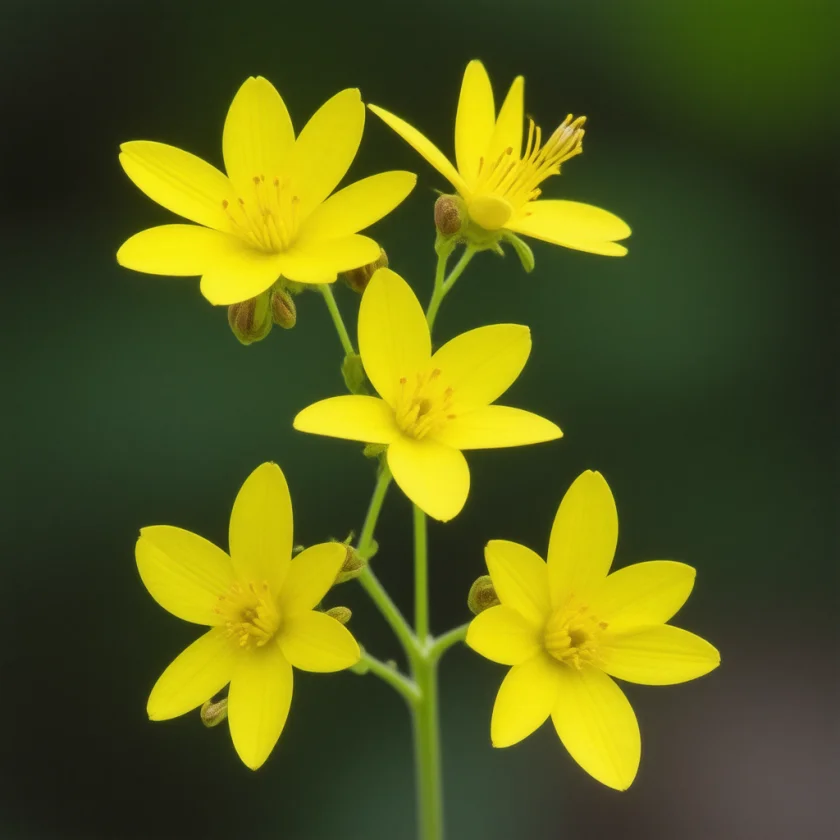 St John's wort in flower