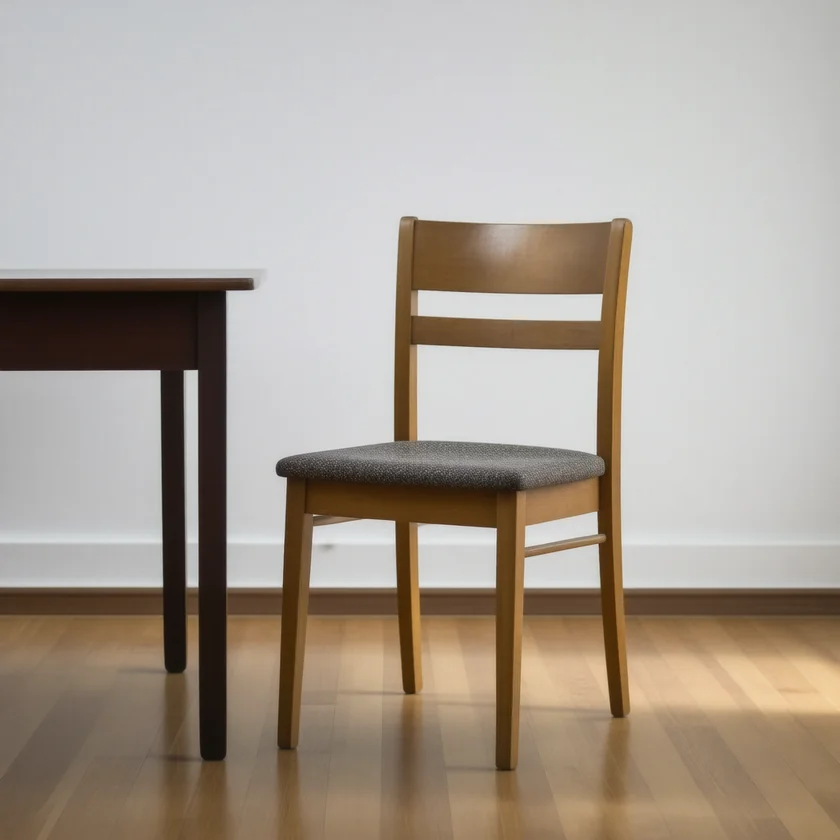 Chair and table used in Alexander lessons