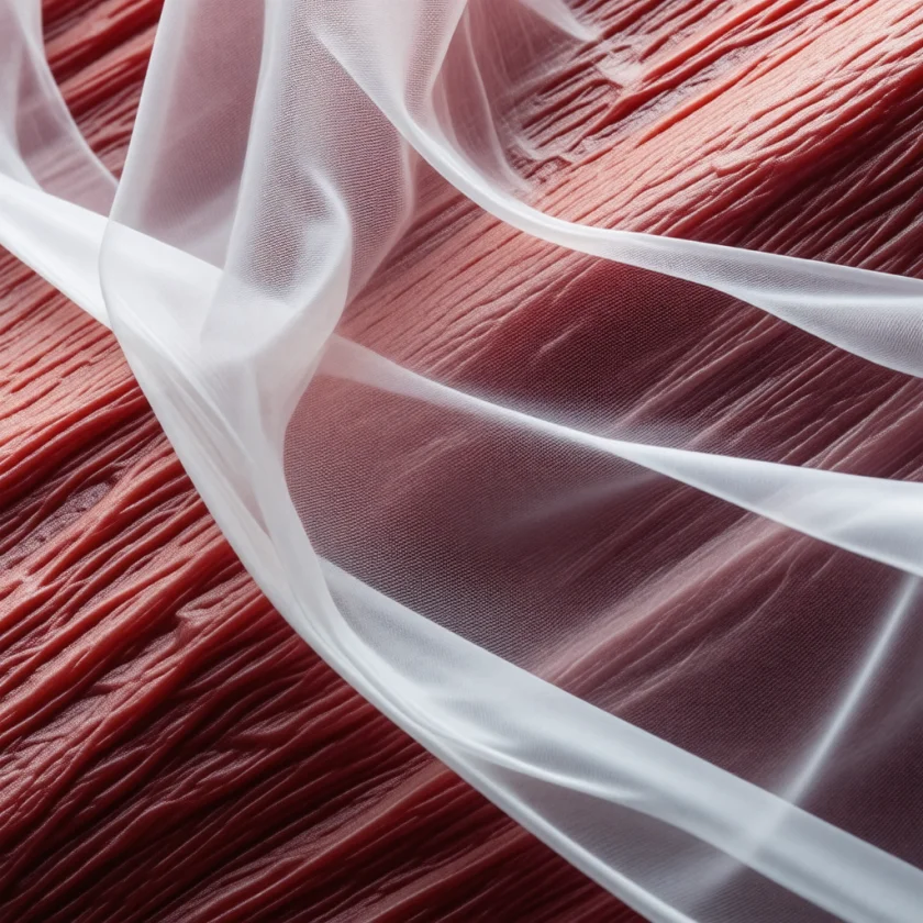 A sheet of fascia covering muscle