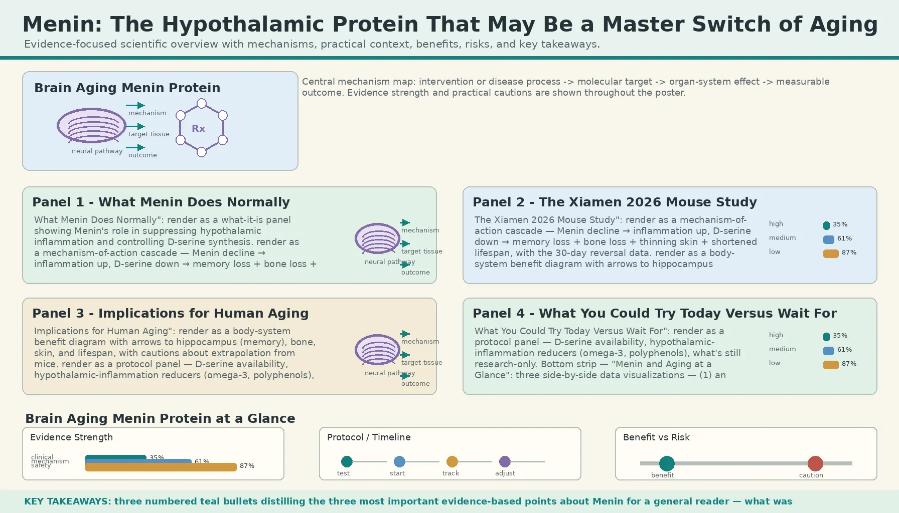 Menin Protein — scientific infographic poster