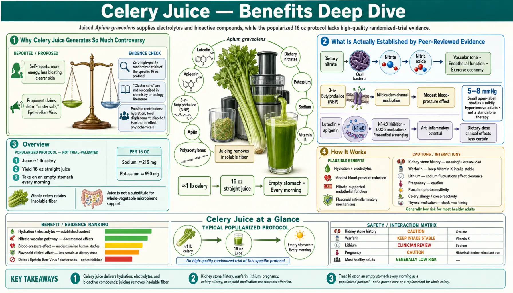 Benefits — scientific infographic poster