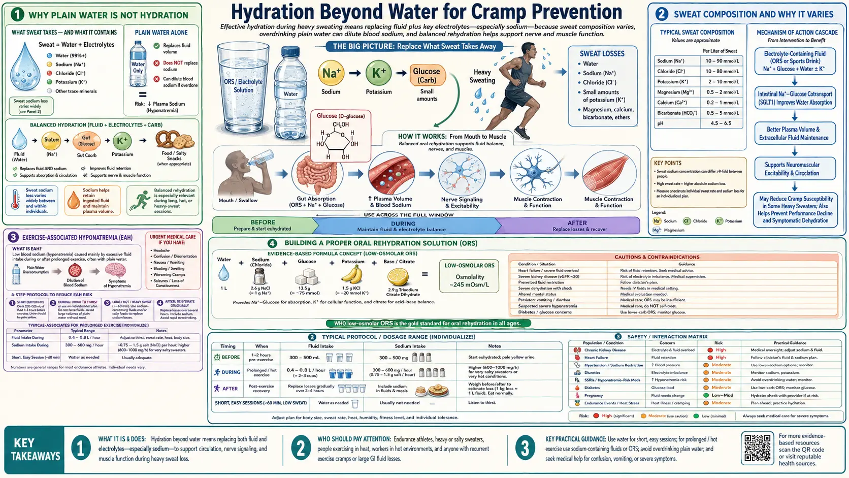 Hydration Beyond Water — scientific infographic poster